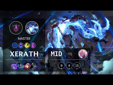 Xerath Mid vs Seraphine - EUW Master Patch 10.25