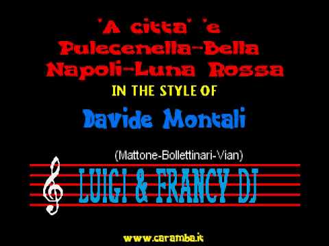 Med Cumbia - 'A citta' 'e Pulecenella-Bella Napoli-Luna Rossa "Sincro (L&F) Karaoke"