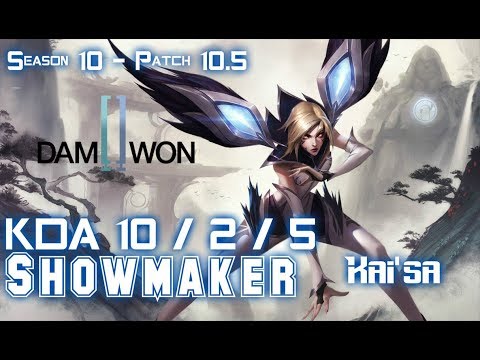 DWG Showmaker KAI'SA vs POPPY Mid - Patch 10.5 KR Ranked