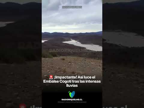 🚨 ¡Impactante! Así luce el Embalse Cogotí tras las intensas lluvias #shorts