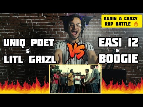 INDIAN RAPPER FIRST TIME REACTING TO Unik Poet and Litl Grizl Vs Easi 12 and Boogie | REACTION