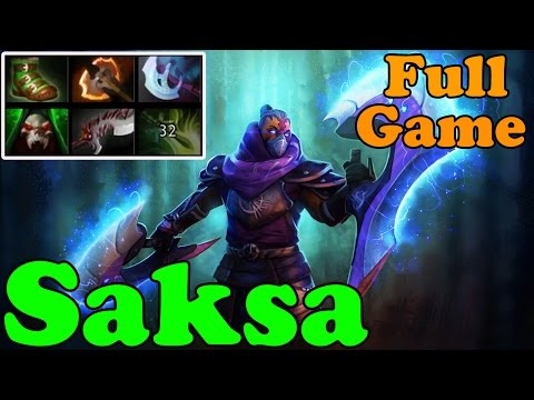 Dota 2 - Saksa 8000 MMR Plays Anti-Mage - FULL GAME - Ranked Match Gameplay