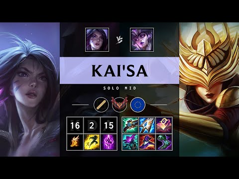 Kai'Sa Mid vs Syndra: Legendary - EUW Grandmaster Patch 25.S1.1