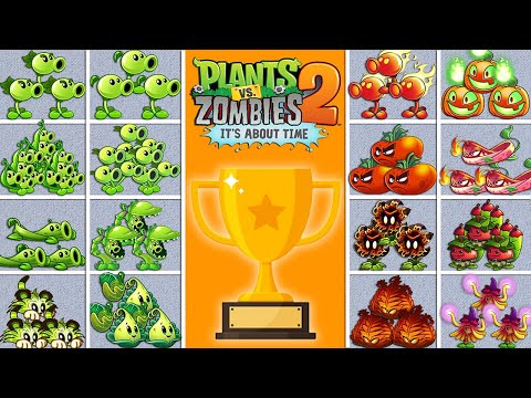 Tournament Random 8 Team RED X 8 Team GREEN - Who Will Win? - Pvz 2 Challenge - Plant vs Plant