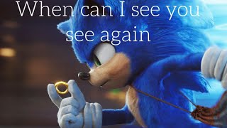 Sonic movie - When can I see you again (AMV)