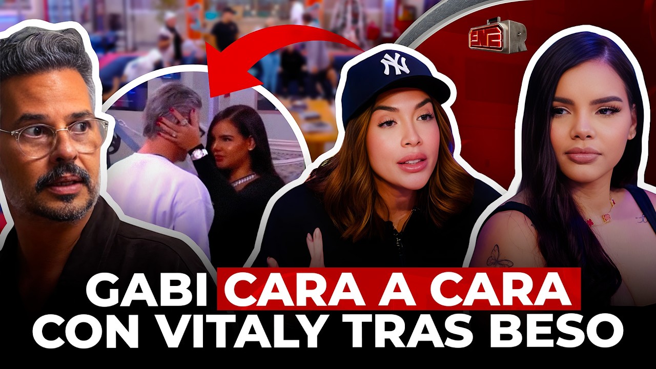 GABI CARA A CARA CON VITALY TRAS BESAR A SU EX FRANK PEROZO EN LA CASA DE ALOFOKE 2