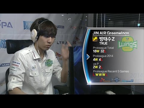 [SPL2014] TRUE(JINAIR) vs MyuNgSik(KT) Set3 Overgrowth -EsportsTV, SPL2014