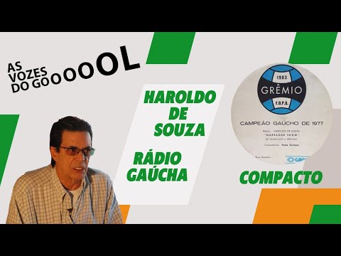Grêmio Campeão Gaúcho de 1977 - LP Compacto Rádio Gaúcha | Com Haroldo de Souza