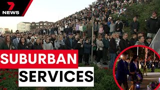 Local councils and RSL’s hold Anzac Day commemorations across Sydney | 7 News Australia