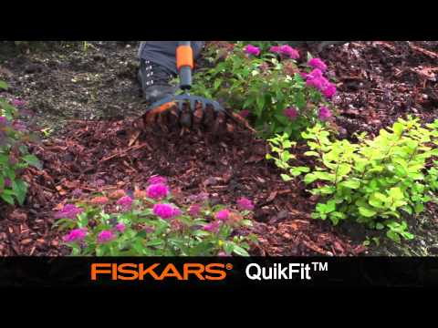 Fiskars QuikFit Rose Rake Head video