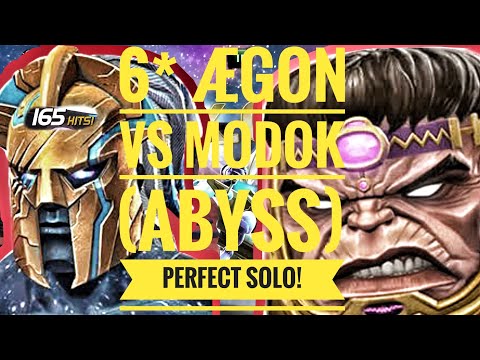 6* R3 ÆGON vs Modok (Abyss) Perfect Solo. Abyss of Legends. MCOC