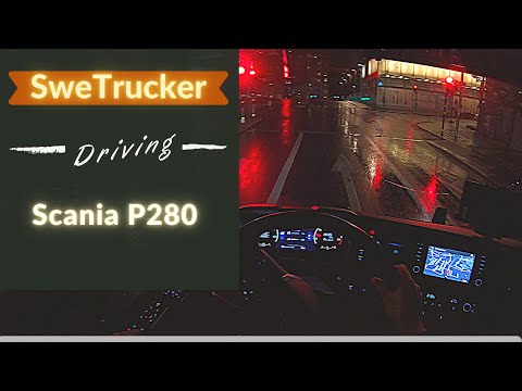 POV Driving Scania P280  - Sweden, Stockholm