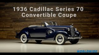 1936 Cadillac Series 70 Convertible Coupe - Stunning Restoration - Auburn Auction August 28-30