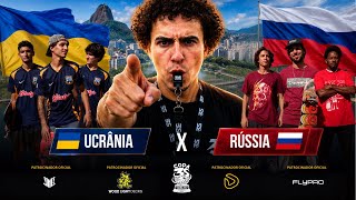 INVENTAMOS UM ESPORTE? COPA de FUTSKATE🔥 RUSSIA x UCRÂNIA
