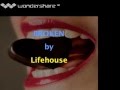 Broken Lifehouse acoustic KARAOKE 