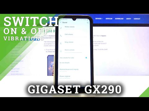 How to Turn Off Vibrations on GIGASET GX290 – Turn Vibration On and Off