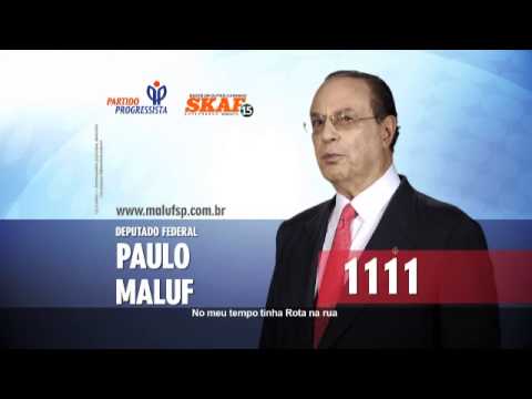Paulo Maluf 1111 Deputado Federal-Segurança