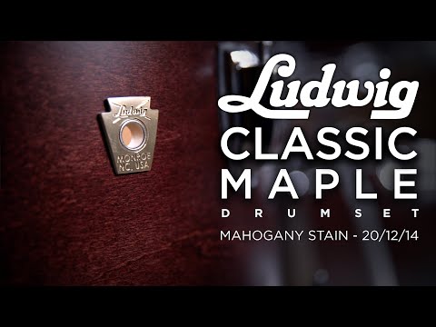 Ludwig Classic Maple Drum Set 20/12/14 - Mahogany Stain (S84023XXSMWC)