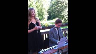 Filip och Sofie på Majas och Villes bröllop