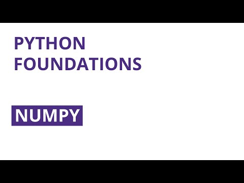 Numpy Python Foundations Part 77