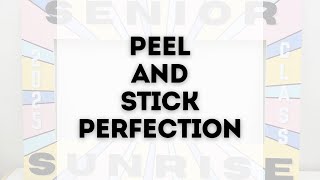 Peel and stick PERFECTION | Walgreens Photo adhesive posters