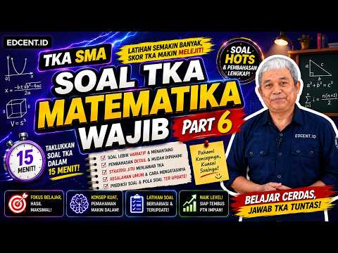 Soal TKA Matematika Wajib 🔥 Naik Level! Siap Hadapi Soal Menantang?