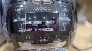Hướng dẫn nồi cơm cao tần cuckoo mã huf10bs