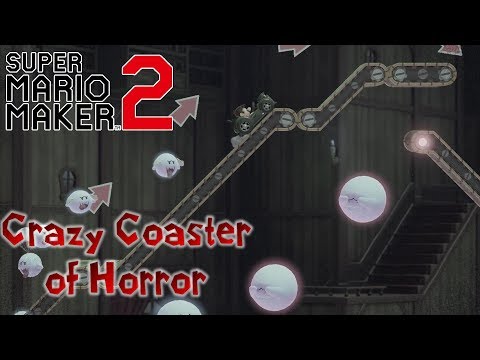 Super Mario Maker 2 - Crazy Coaster of Horror (My Koopa Car Level)
