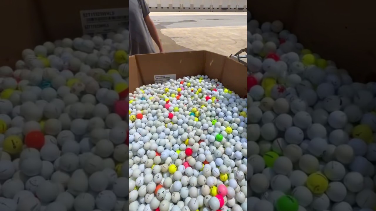 How a used golf ball business works!♻️
