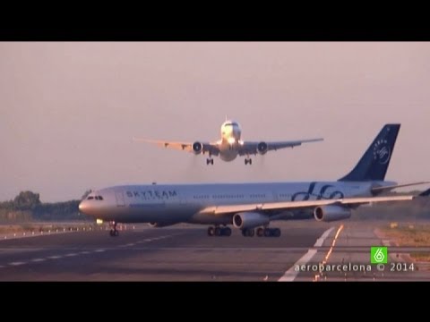 Un piloto evita la colisión entre dos aviones en el aeropuerto de El Prat
