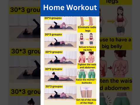 Lying Down Home Workout While Using Your Phone