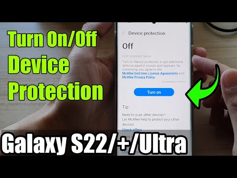 Galaxy S22/S22+/Ultra: How to Turn On/Off Device Protection