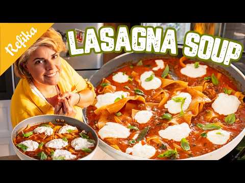 You’ll Never Believe This Lasagna Soup Recipe | One Pot Creamy Lasagna Soup