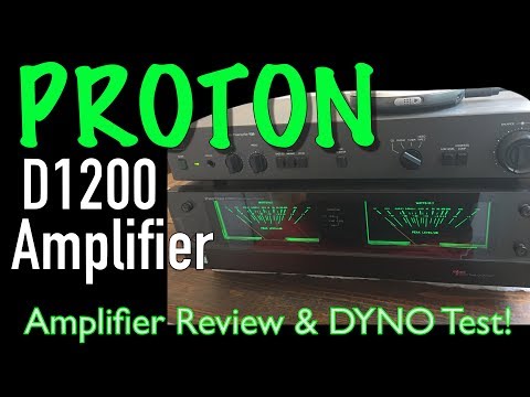 Proton D1200  Stereo Amplifier. Rare dynamic power on demand. Green Vu. image 5