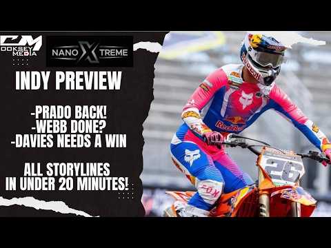 Indy Preview: Prado Back, Webb In Trouble, Hunter Can Take Charge, and Can Davies Get a Win?