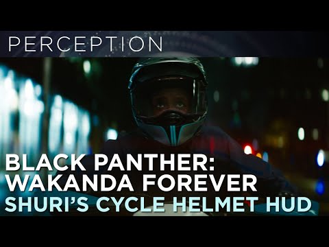 Shuri's Motorcycle Helmet HUD