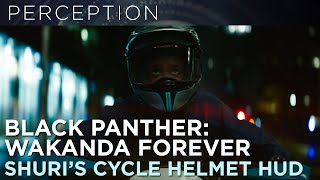 Shuri's Motorcycle Helmet HUD