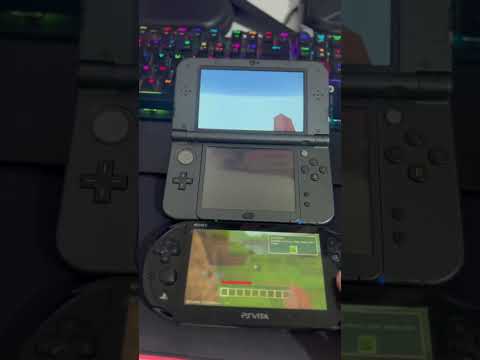 Minecraft World Loading Speed Test - Ps Vita vs New 3DS #short #shortvideo #shorts #fyp