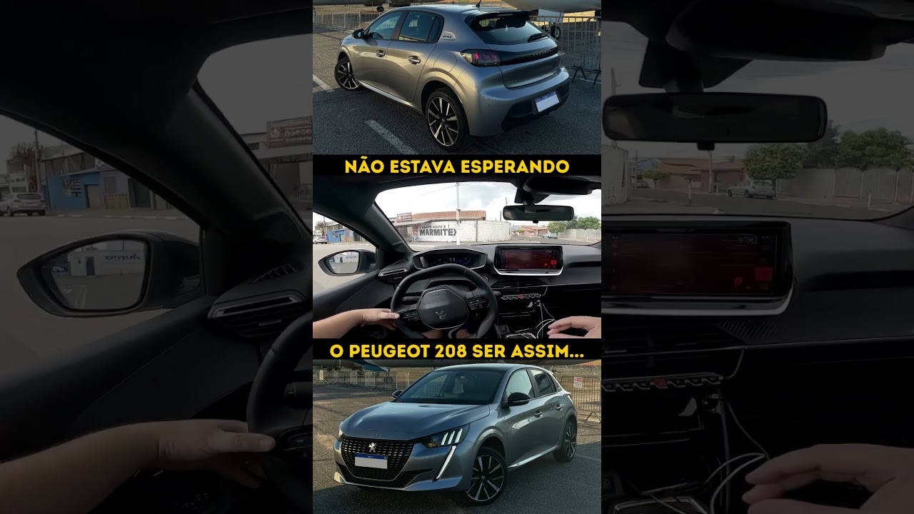 Por essa eu não estava esperando, um Peugeot aro 17 confortável... #peugeot