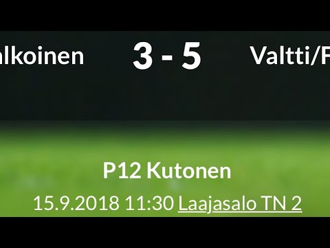 P12 Kutonen: LPS/valkoinen - Valtti/FB 15.9.2018
