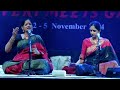 Carnatic Vocal Duo By Ranjani Gayatri Tamil Nadu Kaveri Meets Ganga Kathak Unplugged
