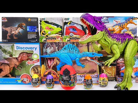 Jurassic World Unboxing Review | RC T Rex Dinosaur, Dinosaur Hand Puppets, Hammond Collection