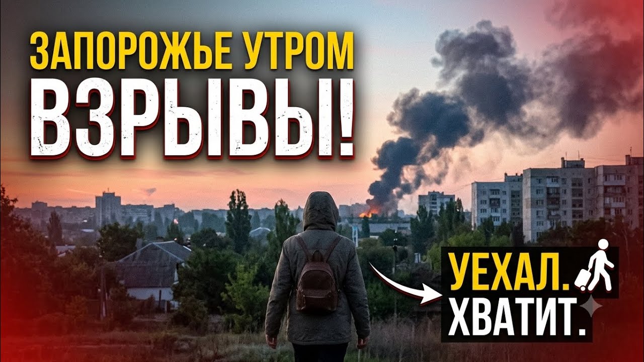 Запорожье ВЗРЫВЫ УТРОМ!! ОБСТАНОВКА СЕЙЧАС 06.06.2026