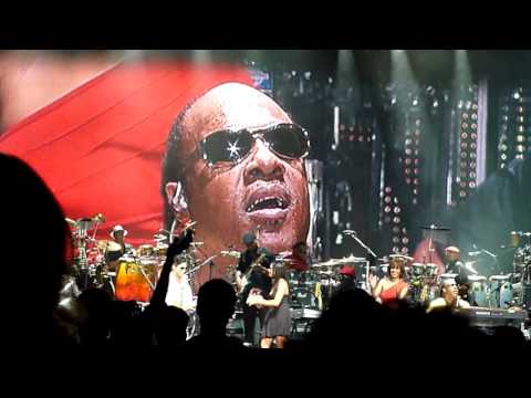 Prince + Stevie Wonder - Superstition - Live in Paris July 1st 2010 - Full Version