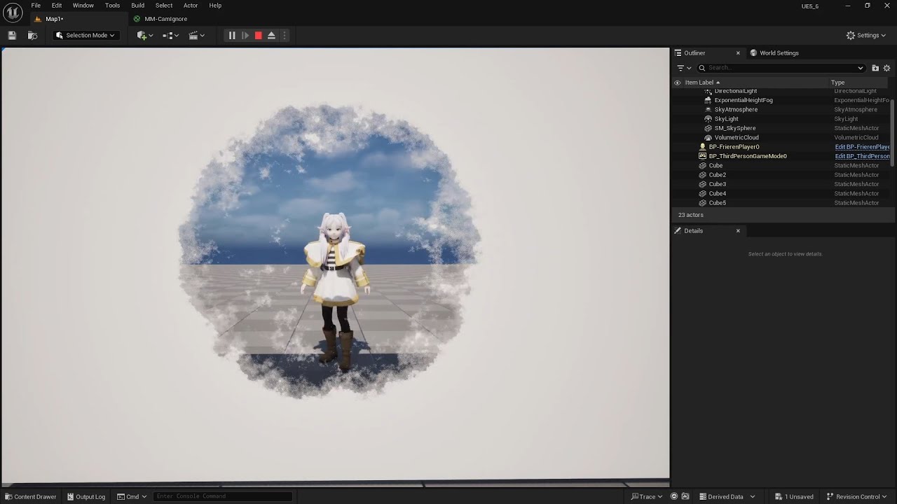 Transparent/Fading Camera Blocking Object Material - Unreal Engine 5.4