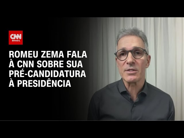 Romeu Zema fala à CNN sobre sua pré-candidatura à Presidência | CNN PRIME TIME
