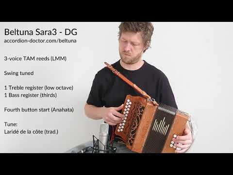 For Sale: New Beltuna Sara3 in DG - Laridé de la côte - Accordion Doctor