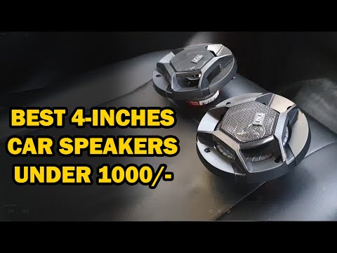 Black 2.0 automobile car speaker 4