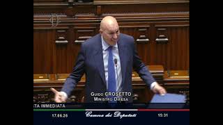CROSETTO: “SCRITTE GRANDI STUPIDAGGINI, IL SAFE SERVE SOLO COME STRUMENTO AGGIUNTIVO DI DIFESA”