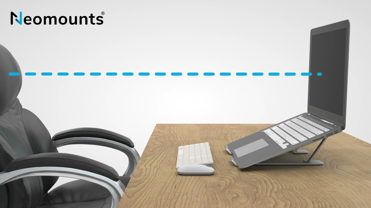 Video del producto Neomounts NSLS085SILVER soporte para portátil